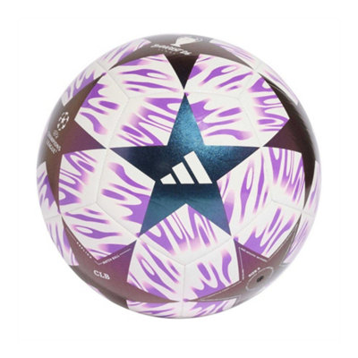 Adidas Glider Football White/purple (5) from B&Q