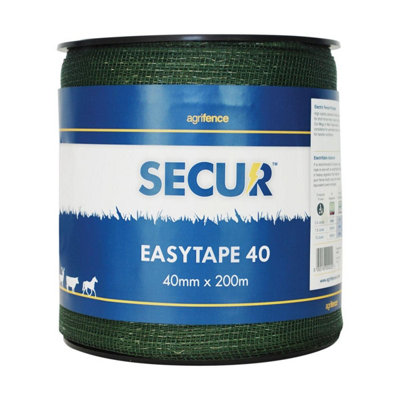 Agrifence Easytape Polytape (H4753) Green (4Cm X 200M) from B&Q