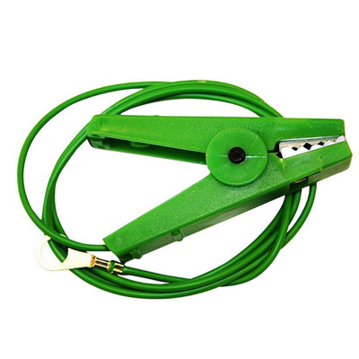 Agrifence Earth Lead With Croc Clip Green (One Size) from B&Q