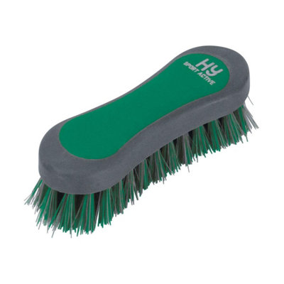Hyshine Active Groom Face Brush Emerald Green (One Size) from B&Q