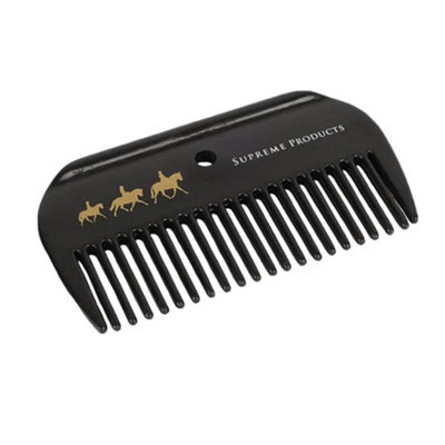  - Supreme Products Pampered Pony Horse Mane And Tail Comb Black/gold (One Size)