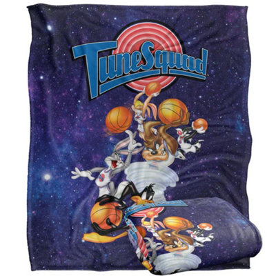  - Space Jam Tune Squad Tower Blanket Multicoloured (58In X 36In)