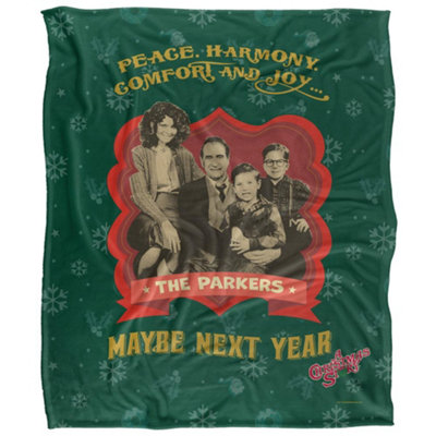  - A Christmas Story PeaceHarmonyComfort And Joy Blanket Multicoloured (58In X 36In)