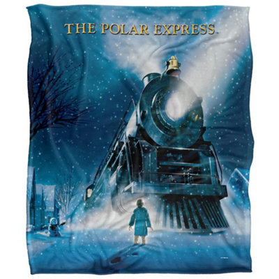  - The Polar Express Movie Poster Blanket Multicoloured (58In X 36In)