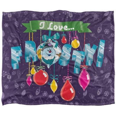  - Frosty The Snowman I Love Frosty Blanket Multicoloured (58In X 36In)