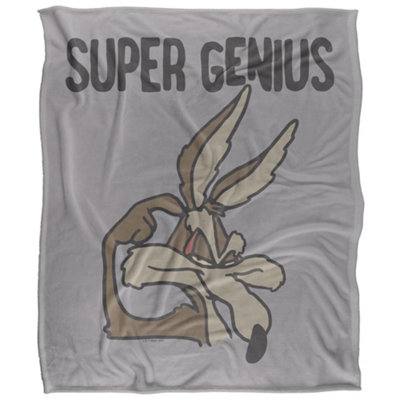  - Looney Tunes Super Genius Doodle Blanket Multicoloured (36In X 58In)