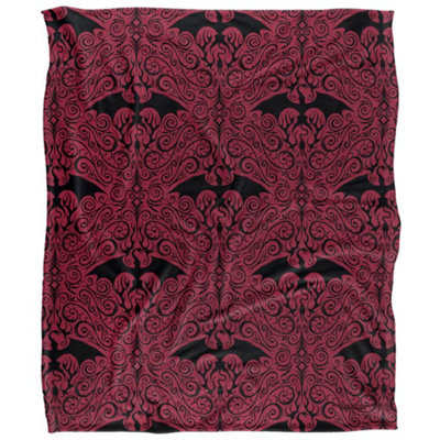 B&Q -  Dragon Pattern Blanket Multicoloured (58In X 36In)
