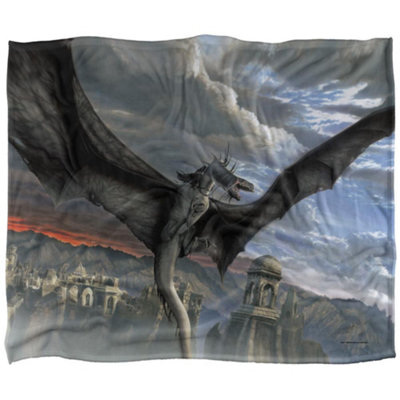  - Lord Of The Rings Dragon Blanket Multicoloured (36In X 58In)