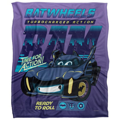  - Batwheels Time For Action Batmobile Blanket Multicoloured (36In X 58In)