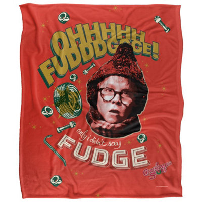  - A Christmas Story Didnt Say Fudge Blanket Multicoloured (58In X 36In)
