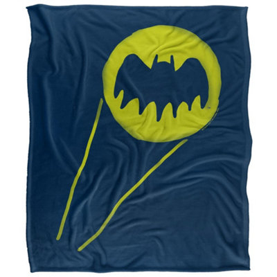 B&Q -  Batman Bat Signal Blanket Multicoloured (36Cm X 58Cm)