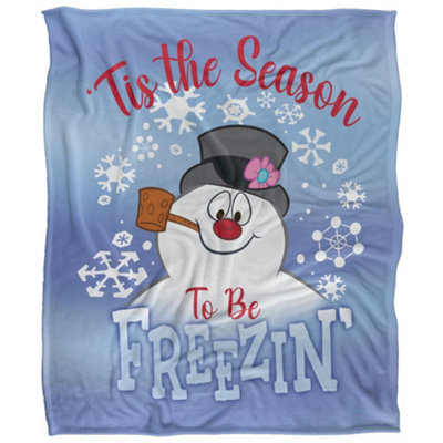  - Frosty The Snowman Tis The Season Blanket Multicoloured (36In X 58In)