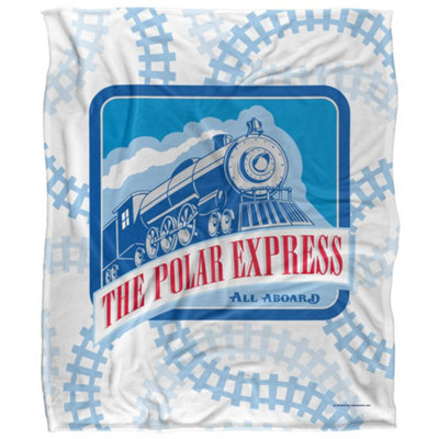  - The Polar Express All Aboard Blanket Multicoloured (58In X 36In)