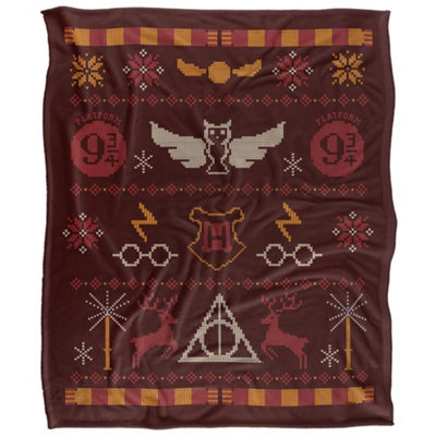 B&Q -  Fair Isle Blanket Multicoloured (36In X 58In)