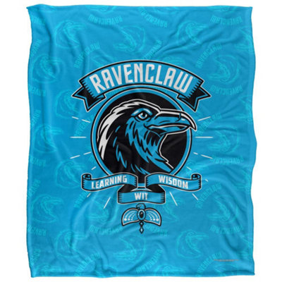 B&Q -  LearningWisdomWit Ravenclaw Blanket Multicoloured (36In X 58In)