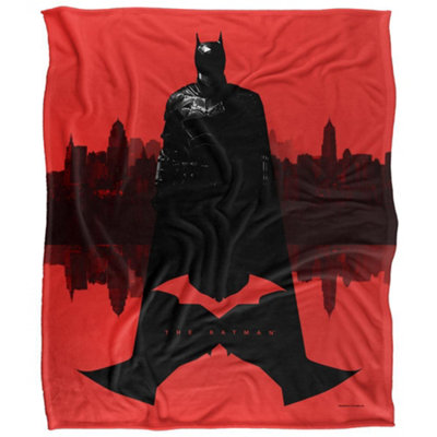  - The Batman Cityscape Blanket Multicoloured (58In X 36In)