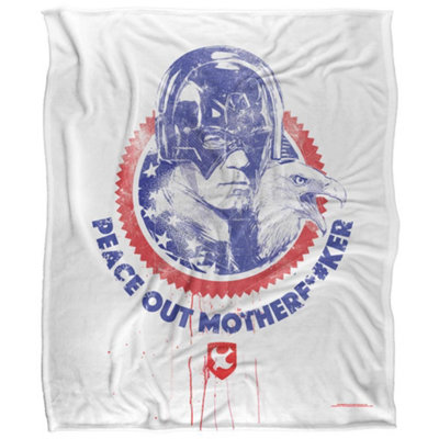  - Peacemaker Peace Out Blanket Multicoloured (36In X 58In)