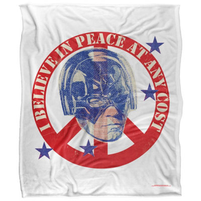  - Peacemaker Peace At Any Cost Blanket Multicoloured (36In X 58In)
