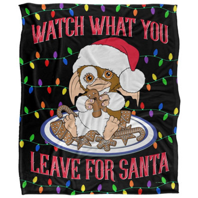  - Gremlins Watch What You Leave Gizmo Blanket Multicoloured (58In X 36In)