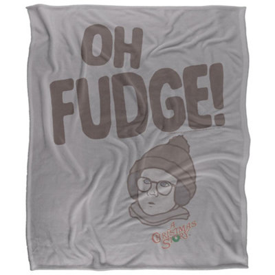  - A Christmas Story Oh Fudge Blanket Multicoloured (58In X 36In)