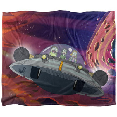  - Rick And Morty The Chut Blanket Multicoloured (36In X 58In)