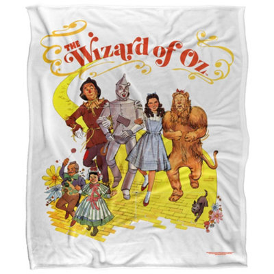  - The Wizard Of Oz Painted Blanket Multicoloured (58In X 36In)