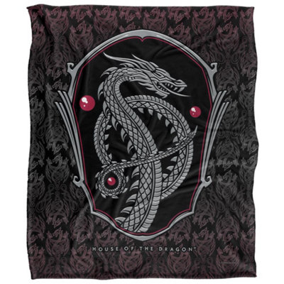  - House Of The Dragon Dragon Blanket Multicoloured (58In X 36In)