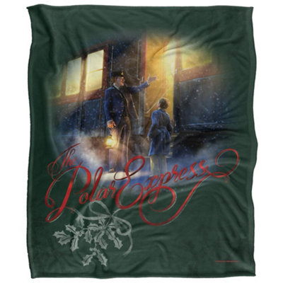  - The Polar Express Movie Scene Blanket Multicoloured (58In X 36In)