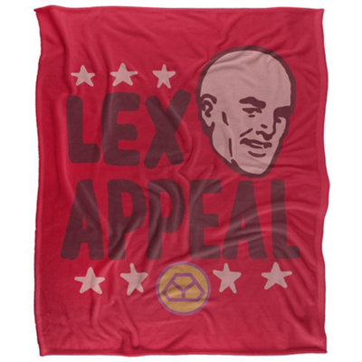 B&Q -  Superman Lex Appeal Blanket Multicoloured (36In X 58In)