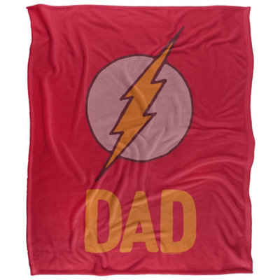  - The Flash Dad Blanket Multicoloured (36In X 58In)
