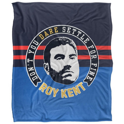  - Ted Lo Dont Settle For Fine Roy Kent Blanket Multicoloured (58In X 36In)