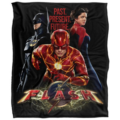  - The Flash Movie Poster Blanket Multicoloured (58In X 36In)