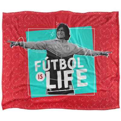  - Ted Lo Futbol Is Life Blanket Multicoloured (58In X 36In)