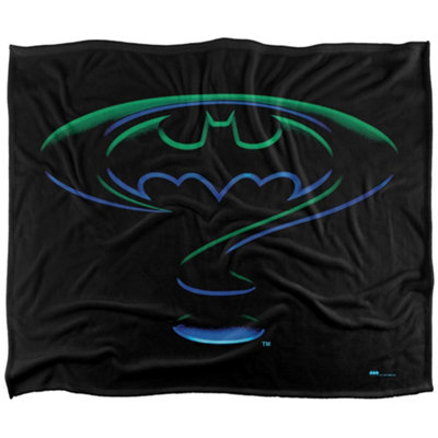 B&Q -  Batman Question Mark Riddler Blanket Multicoloured (58In X 36In)
