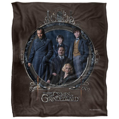  - Fantastic Beasts: The Crimes Of Grindelwald Movie Poster Blanket Multicoloured (58In X 36In)