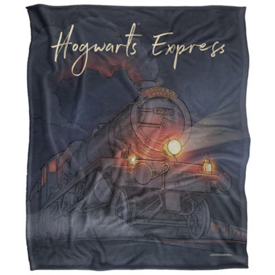 B&Q -  Hogwarts Express Blanket Multicoloured (58In X 36In)