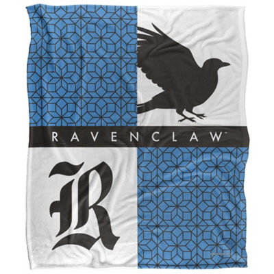 B&Q -  Ravenclaw Squares Blanket Multicoloured (58In X 36In)