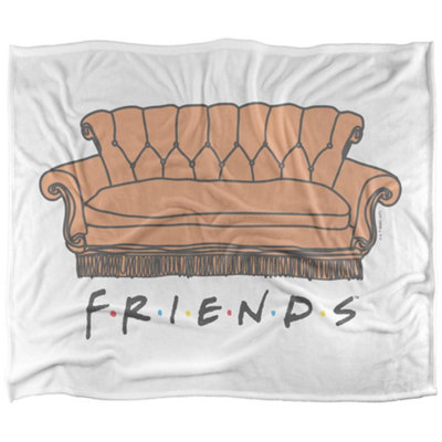  - Friends Sofa Blanket Multicoloured (36In X 58In)