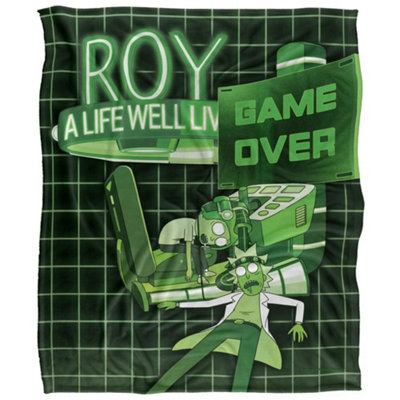  - Rick And Morty Roy Blanket Multicoloured (36In X 58In)