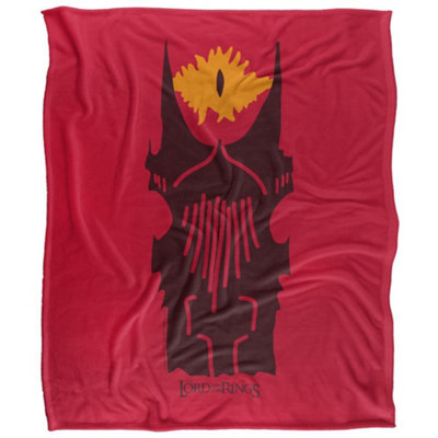  - Lord Of The Rings Eye Of Sauron Doodle Blanket Multicoloured (36In X 58In)