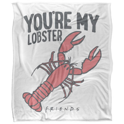  - Friends Youre My Lobster Blanket Multicoloured (36In X 58In)