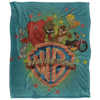  - Looney Tunes Character Poses Blanket Multicoloured (36In X 58In)
