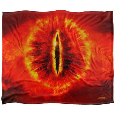  - Lord Of The Rings Eye Of Sauron Blanket Multicoloured (36In X 58In)