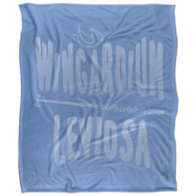 B&Q -  Wingardium Leviosa Wand Blanket Multicoloured (36In X 58In)