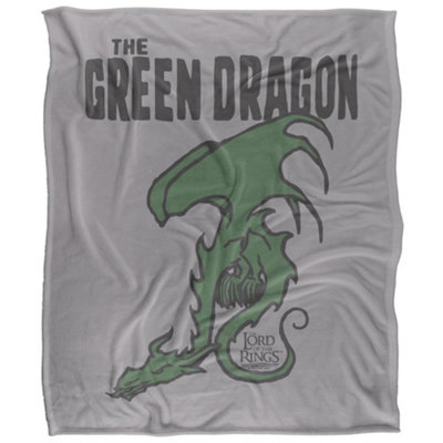  - Lord Of The Rings The Green Dragon Blanket Multicoloured (36In X 58In)