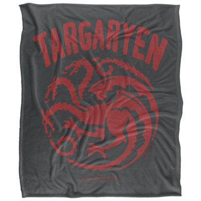 B&Q -  Targaryen Crest Blanket Multicoloured (36In X 58In)
