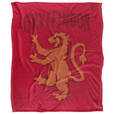 B&Q -  Gryffindor Doodle Blanket Multicoloured (58In X 36In)