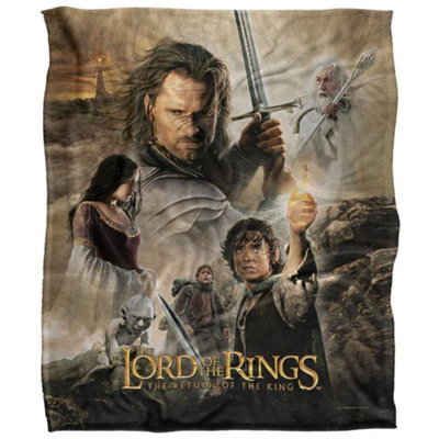  - Lord Of The Rings Return Of The King Movie Poster Blanket Multicoloured (58In X 36In)