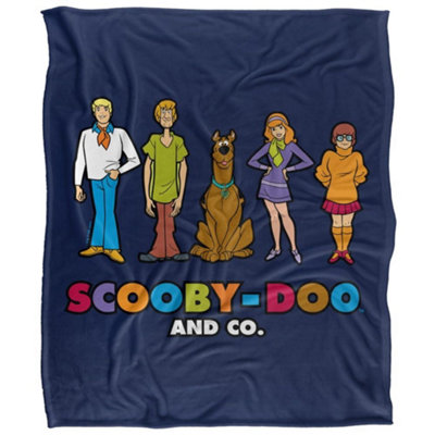 - Scooby Doo Group Blanket Multicoloured (152Cm X 127Cm)