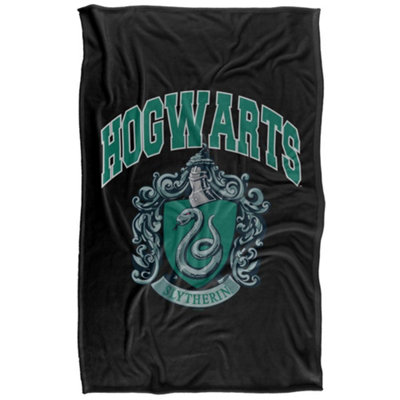B&Q -  Slytherin Crest Throw Multicoloured (147Cm X 91Cm)